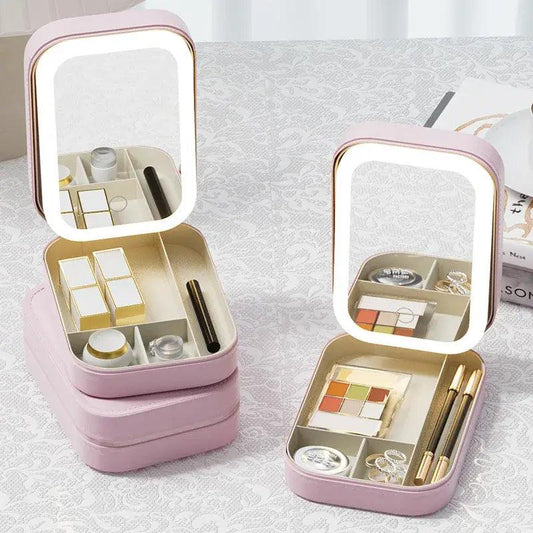 LED Mirror Makeup Storage Box - Shop A Present